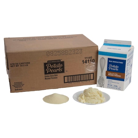 Baf Potato Pearls Golden Extra Rich Potato Pearls 3.7lbs Carton, PK6 14110